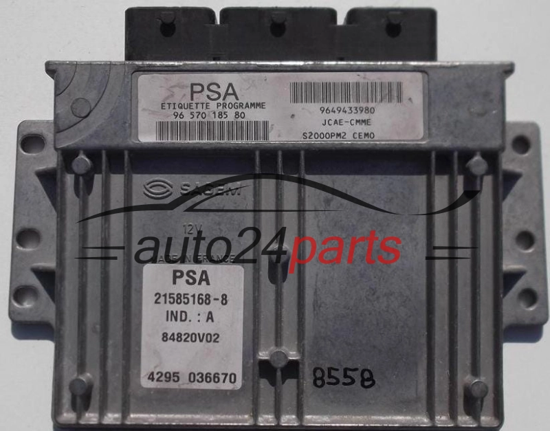 Centralina do motore CITROEN PEUGEOT 1.4 Sagem 21585168-8