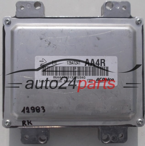 Μονάδα Ελέγχου Κινητήρα OPEL ASTRA J MOKKA 1.4T ACDelco 12647241 AA4R, 12643636