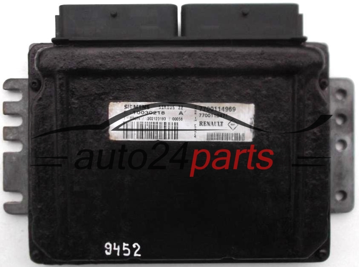 ECU ENGINE CONTROLLER  RENAULT LAGUNA 1.8 SIEMENS S110030218 A,  7700114969