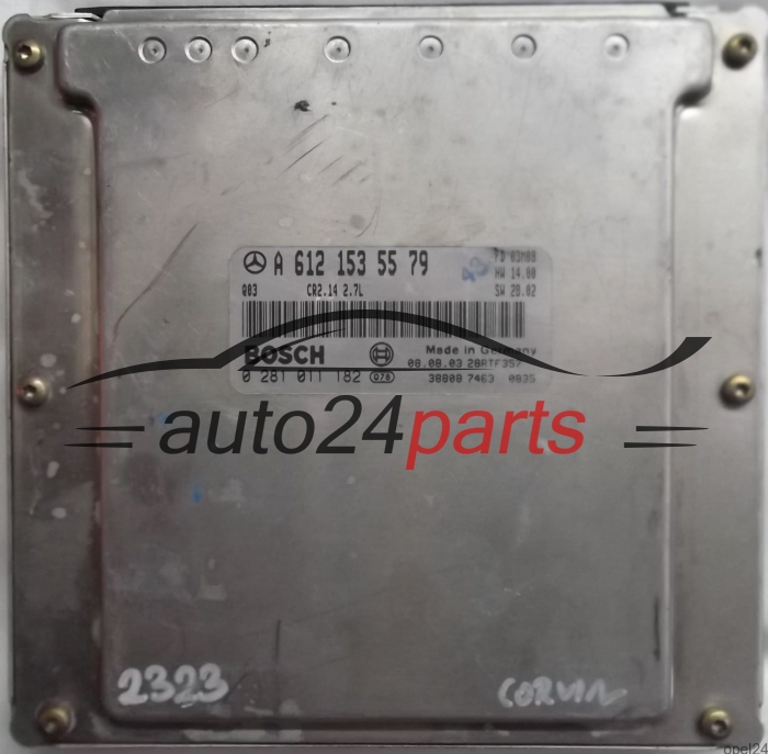 ECU CENTRALITA DE MOTOR MERCEDES W209 CLK 270 CDI A6121535579, A 612 153 55 79, 6121535579, BOSCH 0281011182