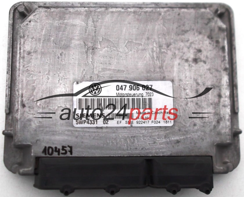CENTRALINA DO MOTORE VOLKSWAGEN LUPO 1.0 047906027, 047 906 027, SIEMENS 5WP433102, 5WP433104, 5WP433105, BENZIN SIMOS 23P 7023
