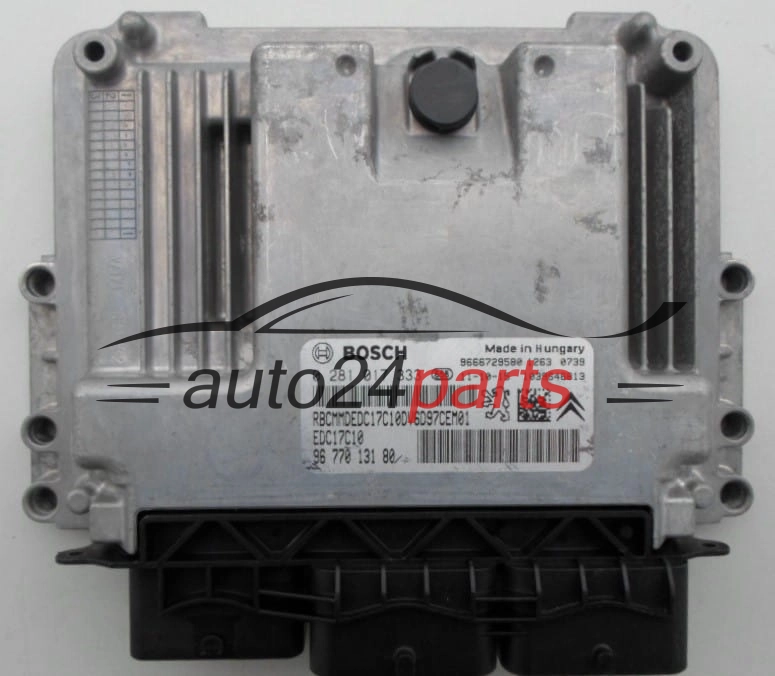 Calculateur Moteur CITROEN PEUGEOT 1.6 HDI BOSCH 0 281 017 333,  96 770 131 80.jpg