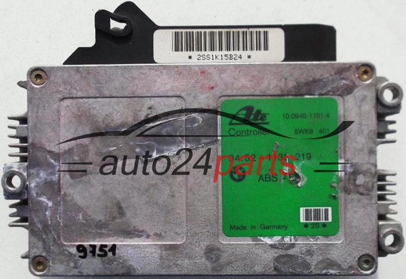 ABS STEUERGERAT BMW E36 ATE Controller 5WK8 401, 5WK8401, 10.0940-1101.4, 10094011014, 34.52-1 138 219, 34521138219