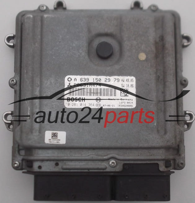 MOTORSTEUERGERÄT ECU STEUERGERÄT MITSUBISHI COLT 1.5 DID BOSCH 0 281 014 364,  A 639 150 29 79