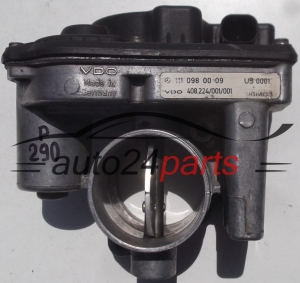 Σώμα πεταλούδας  MERCEDES VDO 408.224/001/001, 408224001001, 111 098 00 09, 1110980009