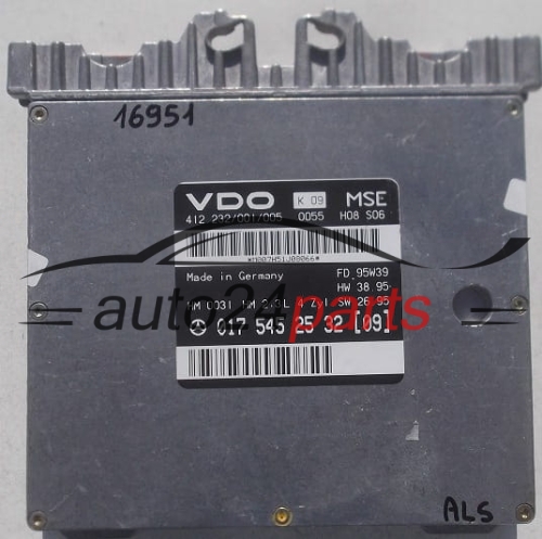 CALCULATEUR MOTEUR MERCEDES W210 E230 VDO 412.232/001/005