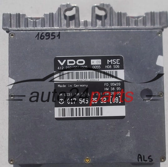 CALCULATEUR MOTEUR MERCEDES W210 E230 VDO 412.232/001/005