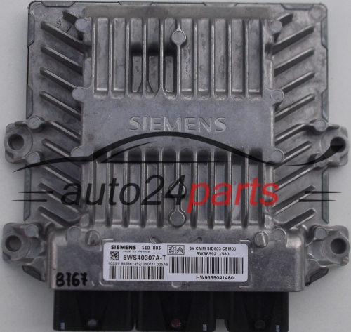 Μονάδα Ελέγχου Κινητήρα  CITROEN PEUGEOT 2.0 HDI SIEMENS 5WS40307A-T