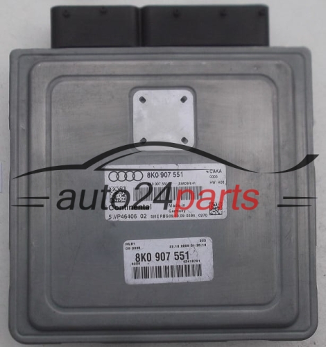CALCULATEUR MOTEUR AUDI A4 S4 3.0 TFSI CONTINENTAL 5WP46406 02, 5WP4640602, 8K0 907 551, 8K0907551