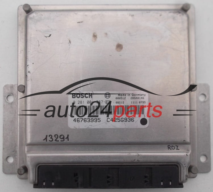 Centralita de motor Alfa Romeo 166 2.4 JTD 0281001787 46763995
