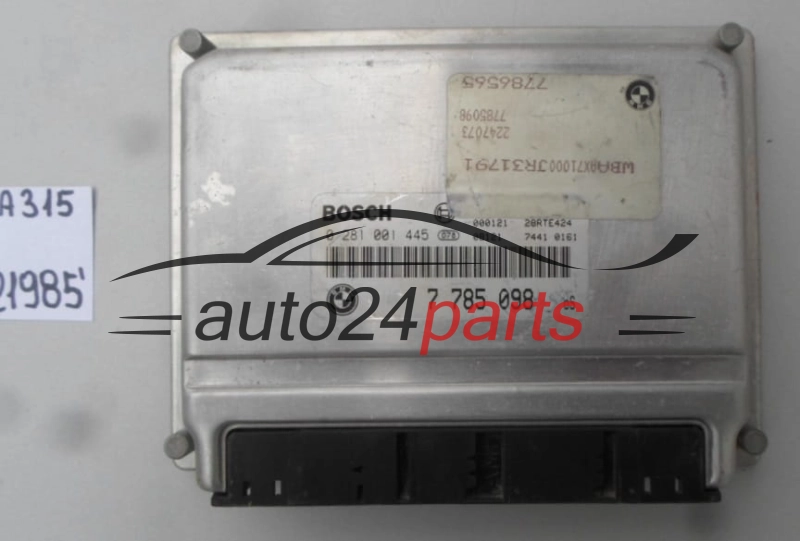  BMW 3 E46 320 D 320D BOSCH 0281001445, 0 281 001 445, 7785098, 7 785 098