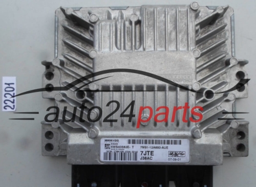 CENTRALINA DO MOTORE FORD 1.8 TDCI 5WS40582E-T, 5WS40582ET, 7M51-12A650-AUE, 7M5112A650AUE
