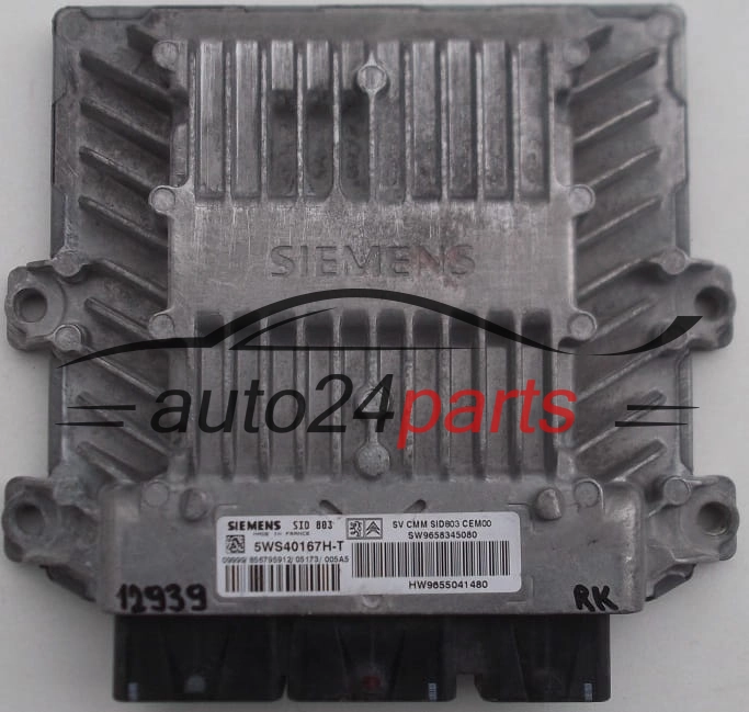  PEUGEOT 407 2.0 HDI  SW 9658345080, HW 9655041480
