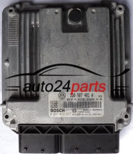 MOTORSTEUERGERÄT ECU STEUERGERAT VW VOLKSWAGEN PHAETON 3.0 TDI 3D0907401A, 3D0 907 401 A, 8E0907401AB, 8E0 907 401 AB BOSCH 0281013677, 0 281 013 677