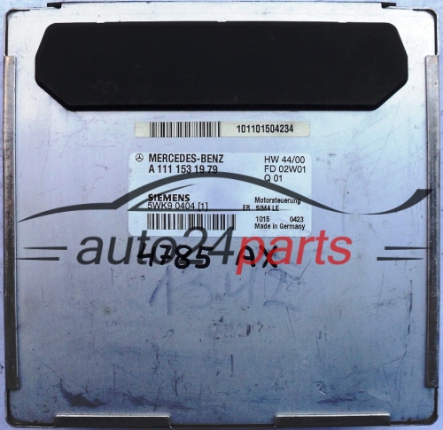 calculateur moteur pour mercedes w208, clk 230 2.4