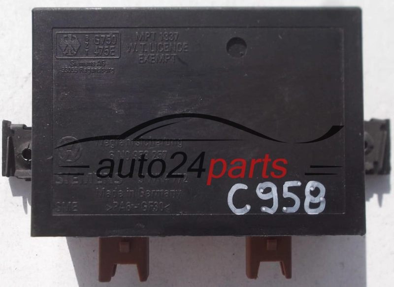 SIEMENS 5WK4 772, 5WK4772, 6N0 953 257, 6N0953257