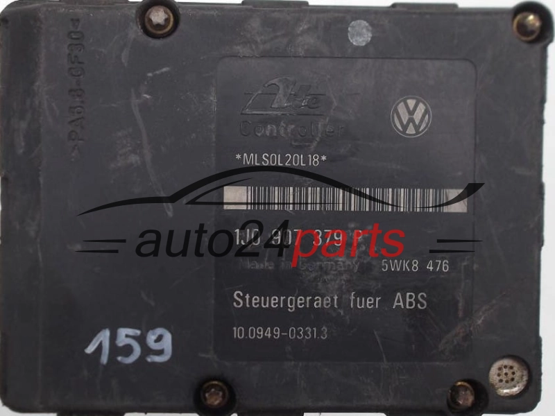 ABS Pumpe und steuergerat  VOLKSWAGEN AUDI SKODA SEAT ALHAMBRA FORD GALAXY ATE 7M3 614 111 H, 7M3614111H, 10.0204-0209.4, 10020402094, 1J0 907 379 P, 1J0907379P, 10.0949-0331.3, 10094903313, 5WK8476
