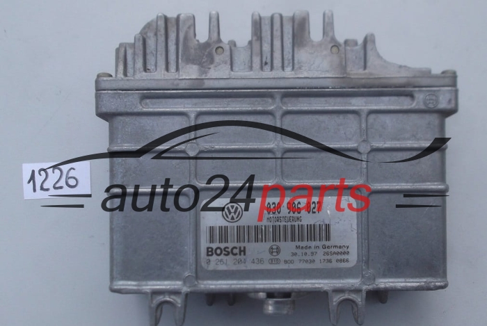 KOMPUTER STEROWNIK SILNIKA SEAT AROSA VW GOLF 1.4 030906027, 030 906 027, BOSCH 0261204436, 0 261 204 436 