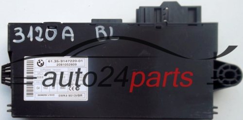 CAS STEUERGERAT 3 BMW 6135914722001, 61.35-9147220-01, 61.35 - 9147220 - 01, SIEMENS VDO 5WK4 9513VBR, 5WK49513VBR
