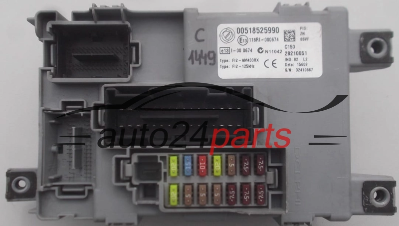 Μονάδα ελέγχου άνεσης  BSI FIAT DELPHI 28210051, 00518525990