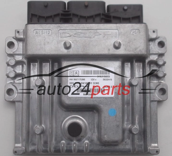 ECU CENTRALITA DE MOTOR  CITROEN PEUGEOT 2.0 HDI DELPHI 28332410, 9667175380, DCM3.5