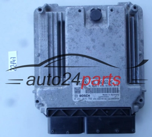 KOMPUTER STEROWNIK SILNIKA VW VOLKSWAGEN GOLF VI 2.0 TDI, BOSCH 0 281 015 756, 0281015756, 03L 906 022 MC, 03L906022MC, EDC17CP14