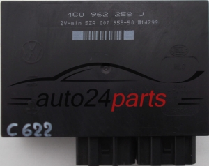 CENTRALKA MODUL STEROWNIK KOMFORTU SEAT SKODA VW 1C0962258J, 1C0 962 258 J, HELLA 5ZA007955-50, 5ZA 007 955-50 -  C37, C332, C336, C349, C622, C1312, C1313, COM5