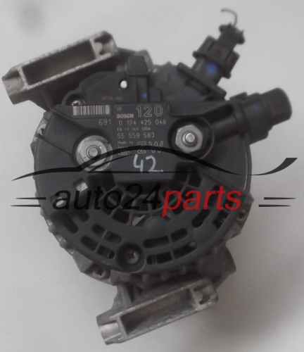 Lichtmaschine  OPEL VECTRA 2.0 BOSCH 0 124 425 048, 55 559 583 ZW