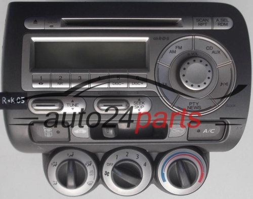 PANEL STEROWANIA RADIEM CD KLIMATRONIKIEM HONDA JAZZ ALPINE MF9HN34S / MF625RV / HHT23195335 / 5010-6923 / 50106923 - R+K05