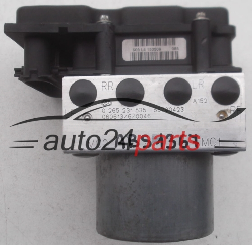 BOMBA HIDRAULICA Y CENTRALITA ABS FIAT GRANDE PUNTO BOSCH 0 265 231 535, 0265231535, 55700423, 0 265 800 421, 0265800421 