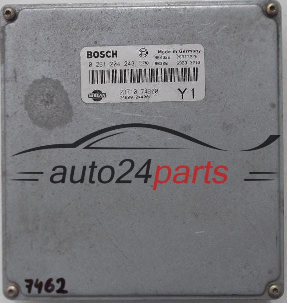MOTORSTEUERGERÄT ECU STEUERGERÄT  NISSAN MICRA 1.0 BOSCH 0 261 204 243,  23710 74B00