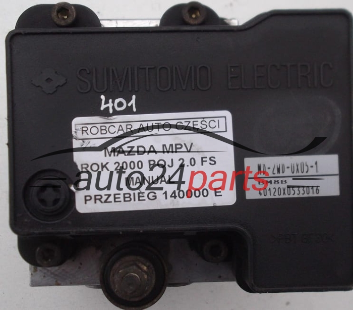 Pompa abs i sterownik MAZDA LC70437AZ 0X0501408 MD2WD0X051 40120X0533016