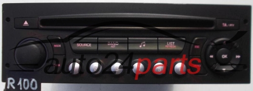 RADIO CD RD4 N1-01 PSARCD411-61 PEUGEOT CITROEN 96 639 793 XT 00 / 96639793XT00 / A2C53220044 - R100