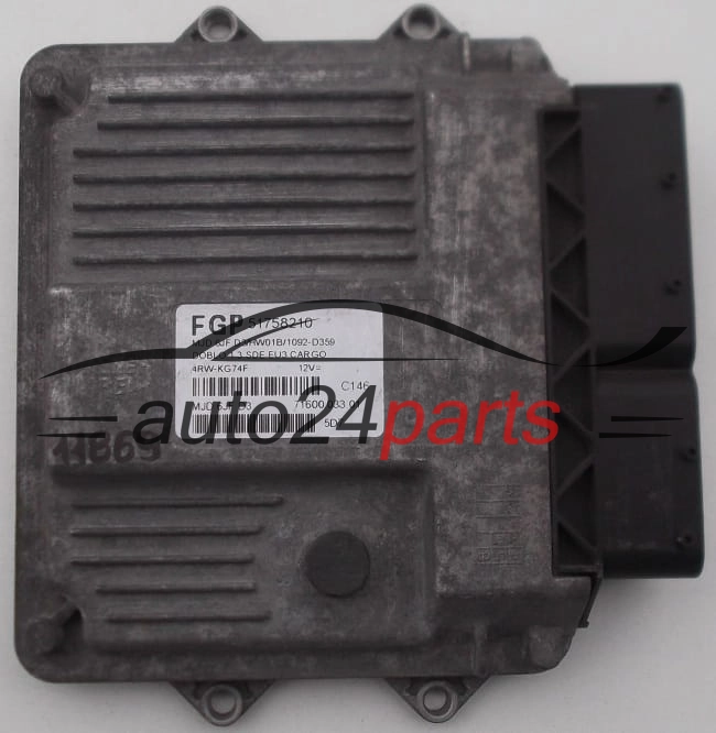 Μονάδα Ελέγχου Κινητήρα FIAT DOBLO 1.3 JTD MAGNETI MARELLI MJD 6JF.D3, MJD6JFD3, FGP 51758210, 71600.033.01, 7160003301