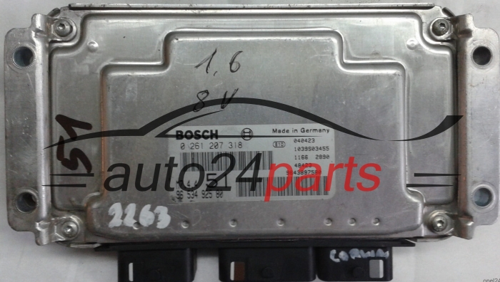 ECU ENGINE CONTROLLER CITROEN XSARA PICASSO 1.6 BOSCH 0 261 207 318 
