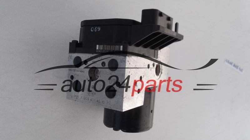 ABS MERCEDES BENZ W168 A190 BOSCH 0 265 202 412, 0265202412, A 003 431 45 12, A0034314512