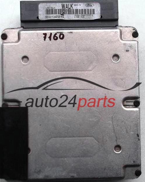 KOMPUTER STEROWNIK SILNIKA FORD GALAXY 2.3 98VW12A650FA WALK LPE-517 EEC-V, 98VW-12A650-FA
