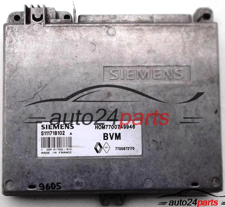 calculateur moteur pour renault clio 1.4