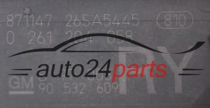 Μονάδα Ελέγχου Κινητήρα OPEL CORSA B 1.0 X10XE BOSCH 0261204058, GM 90 532 609 RY, 90532609RY, 90532609