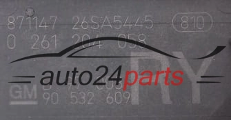 Μονάδα Ελέγχου Κινητήρα OPEL CORSA B 1.0 X10XE BOSCH 0261204058, GM 90 532 609 RY, 90532609RY, 90532609