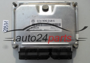 KOMPUTER STEROWNIK SILNIKA VW VOLKSWAGEN T4 2.5 TDI 074906018C, 074 906 018 C, BOSCH 0281010082, 0 281 010 082, DIESEL 2520 28SA4060 - 