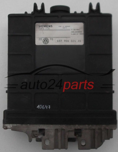 ECU ENGINE CONTROLLER VW VOLKSWAGEN SEAT GOLF 2.0 SIEMENS 5WP4 158, 5WP4158, 037 906 024 AG, 037906024AG