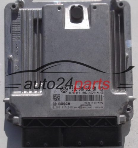 CENTRALINA DO MOTORE VOLKSWAGEN AMAROK 2.0 TDI BOSCH 0 281 016 812, 0281016812, 03L 906 022 SM, 03L906022SM, 03L907389K, EDC17CP20