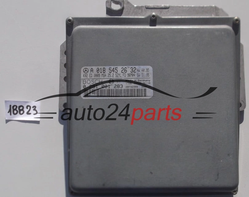 KOMPUTER STEROWNIK SILNIKA MERCEDES W210 E290 2.9 TD A0185452632, 0185452632, A 018 545 26 32, BOSCH 0281001283, 0 281 001 283