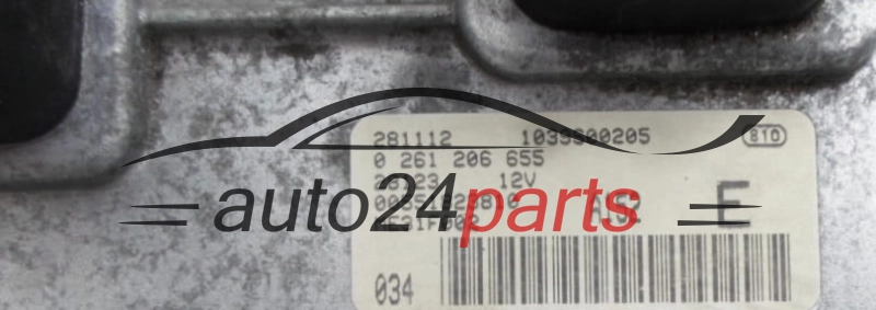 Μονάδα Ελέγχου Κινητήρα FIAT STILO 2.4 20V BOSCH 0 261 206 655, 0261206655, 00551823810