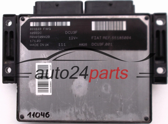 calculateur moteur pour fiat doblo et punto II 1.9 diesel 