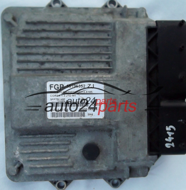 Μονάδα Ελέγχου Κινητήρα OPEL CORSA 1.3 JTD MAGNETI MARELLI MJD 6JO.CA, MJD6JOCA, MJD6J0.CA, FGP 55196352 ZJ, 55196352ZJ, 71600.049.04, 7160004904