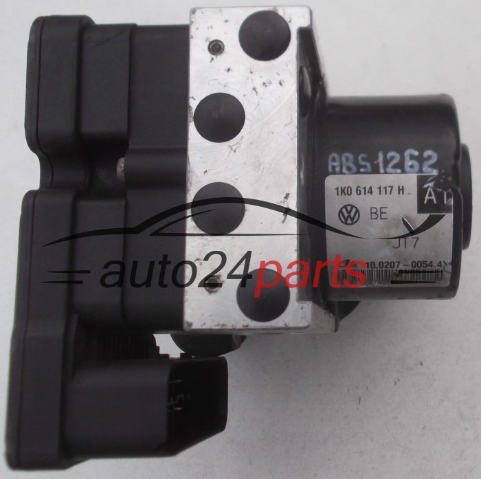POMPE HYDRAULIQUE ET CALCULATEUR dABS VOLKSWAGEN AUDI SEAT SKODA 1K0 614 117 H, 1K0614117H, ATE 10.0207-0054.4, 10020700544, 1K0 907 379 P, 1K0907379P, ATE 10.0970-0315.3, 10097003153