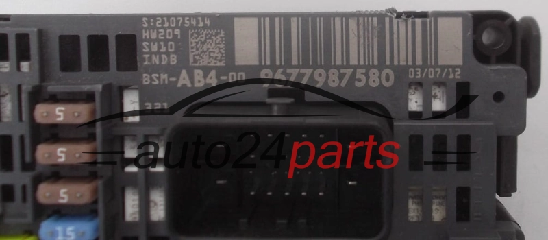 COMFORT CONTROL MODULE BSM CITROEN PEUGEOT DELPHI 9677987580