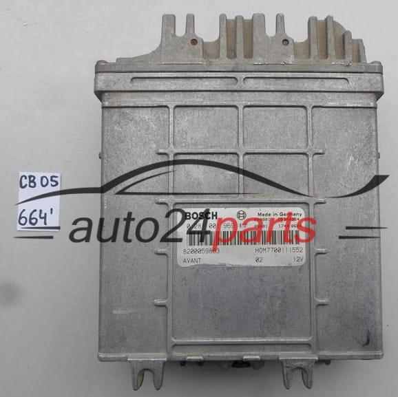 RENAULT MEGANE 1.9 DIESEL BOSCH 0 281 001 969 0281001969 8200059883 7700113863 HOM7700111552